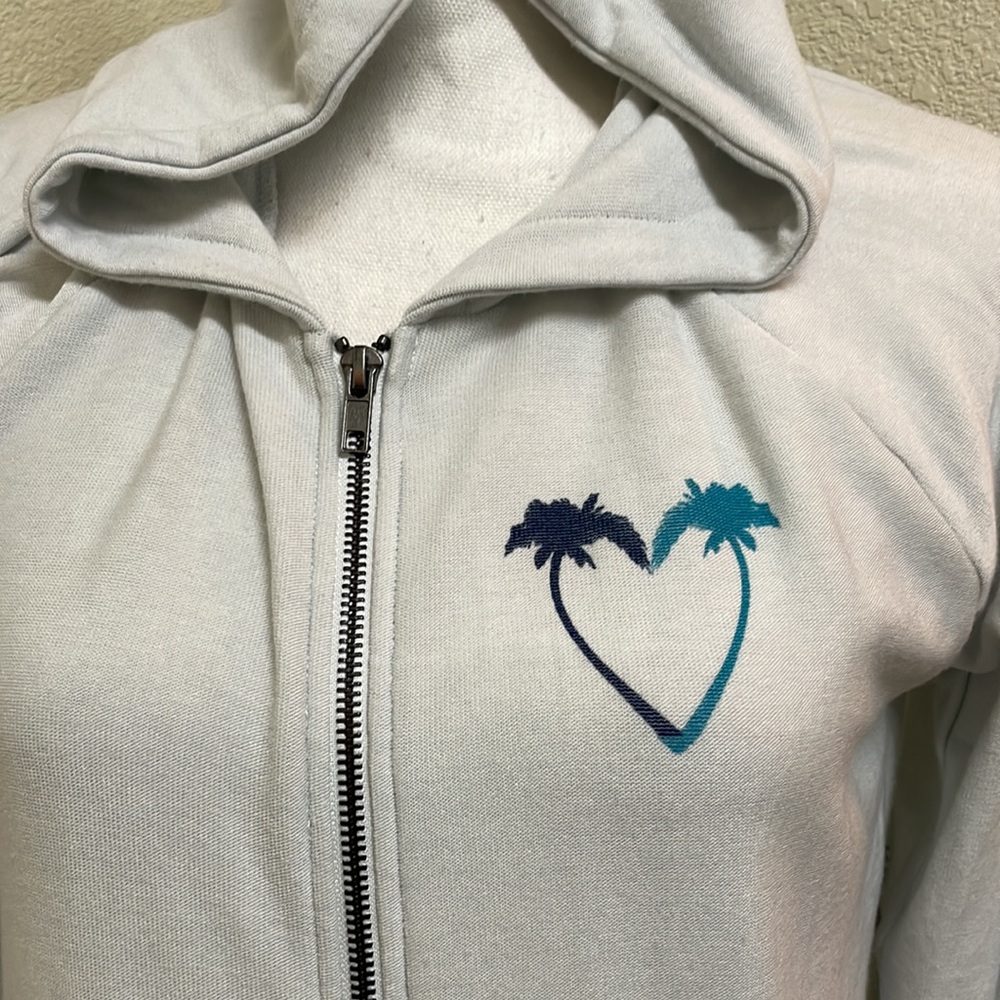 CHASER Cloth Vacation Club Zip Up Hoodie Jacket - Picture 3 of 9
